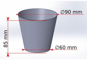 VykrajovátkaFORMA NA HRNEČEK/KVĚTINÁČEK  (1 ks => 2 ks) novinka