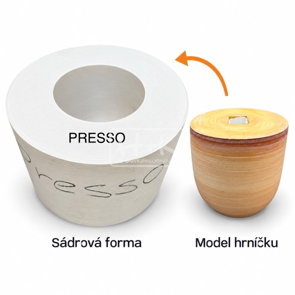 Sádrová forma KALÍŠEK PRESSO MALÉ (1ks) novinka