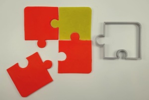 Vykrajovátko PUZZLE (1 ks => 1ks) novinka