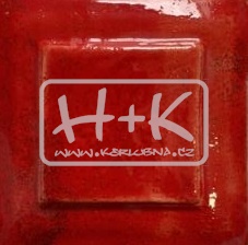 Glazura AS 1162E červená lesklá s tečkami (1ks = 1kg) novinka