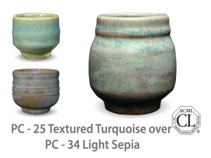 Glazura PC 25 textured turguoise (1ks = 472ml) novinka