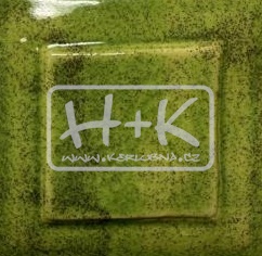 Glazura AS 1161E světle zelená lesklá s tečkami (1ks = 1kg) novinka