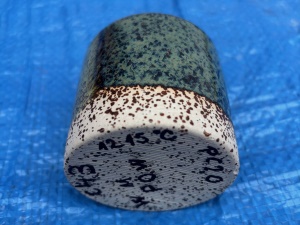 Hmota W11py POW bílá s velkými tečkami (1ks=10kg) novinka