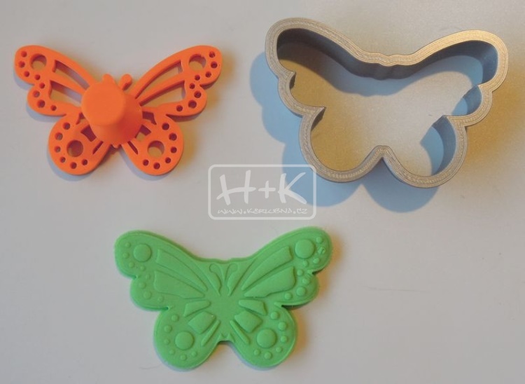 Razidlo a vykrajovátko MOTÝL (1 ks => 1 ks) novinka