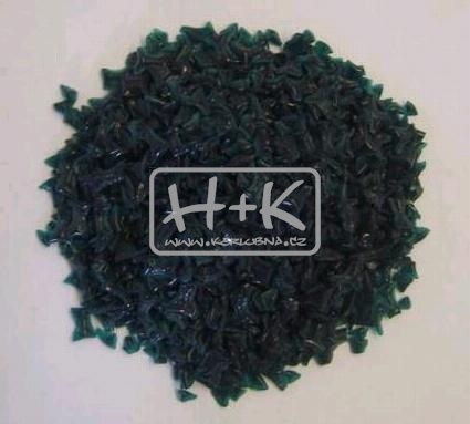 Nízkotavná skleněná drť tyrkysová (1ks=500g) 