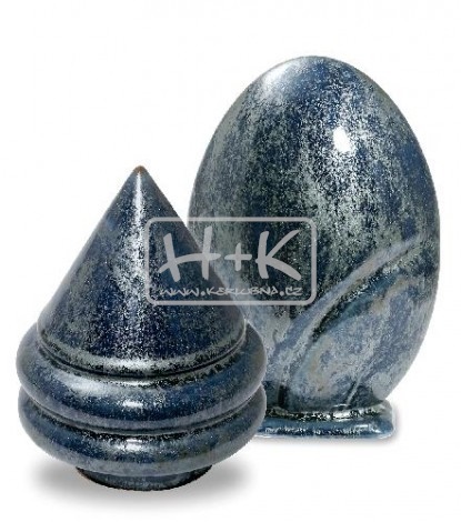 Glazura BSZ 2144 modrostříbrná efektní (1ks = 500kg) novinka