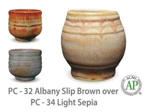 Glazura PC 32 albany slip brown (1ks = 500g) doprodej