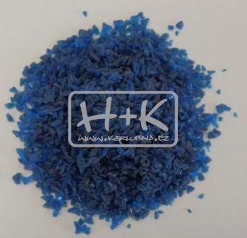 Nízkotavná skleněná drť tmavý akvamarín (1ks=500g) 