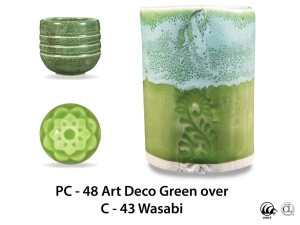 Glazura C 43 wasabi (1ks = 472ml) novinka