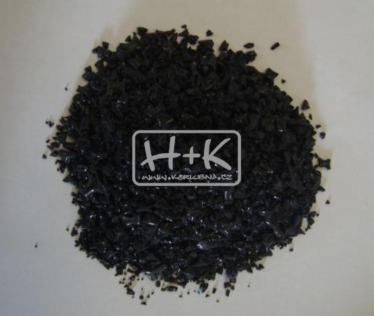 Nízkotavná skleněná drť černá (1ks=500g) 