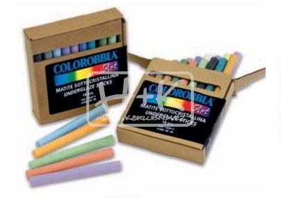 Keramické barvy pastelky (1ks = 18ks) 