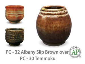 Glazura PC 32 albany slip brown (1ks = 500g) doprodej