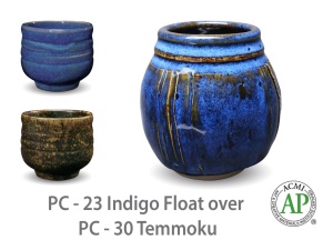 Glazura PC 23 indigo float (1ks = 472ml) novinka