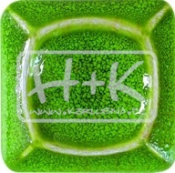 Glazura KGG 115 ostře zelená žíhaná (1ks = 500g)