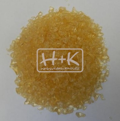 Nízkotavná skleněná drť medová - slámová (1ks =500g)