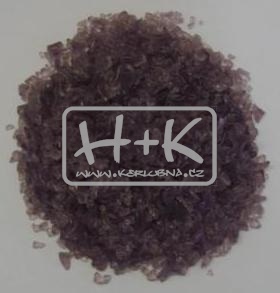 Nízkotavná skleněná drť tmavě fialová (1ks=500g) 