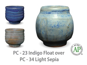 Glazura PC 23 indigo float (1ks = 500g) doprodej