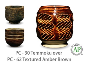 Glazura PC 62  textured amber (1ks = 472ml) novinka